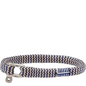 Pig & Hen - Rope Bracelets - Marinblå sand | silver Vicious Vik